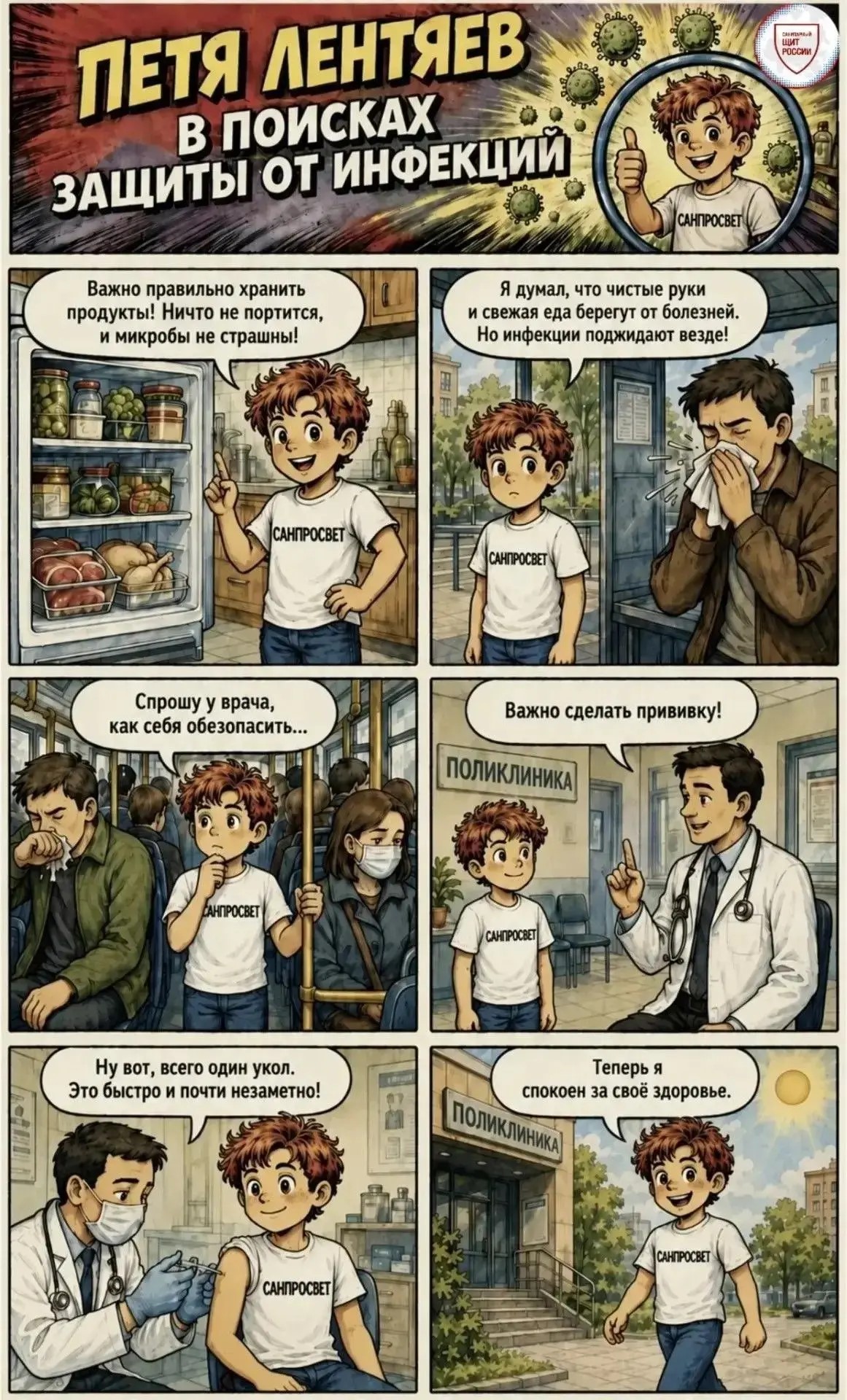 Петя Лентяев ифекции