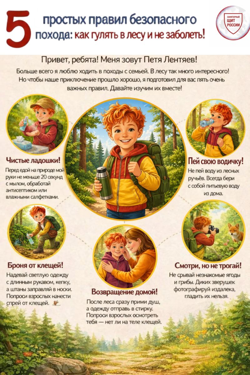 Постер Петя поход