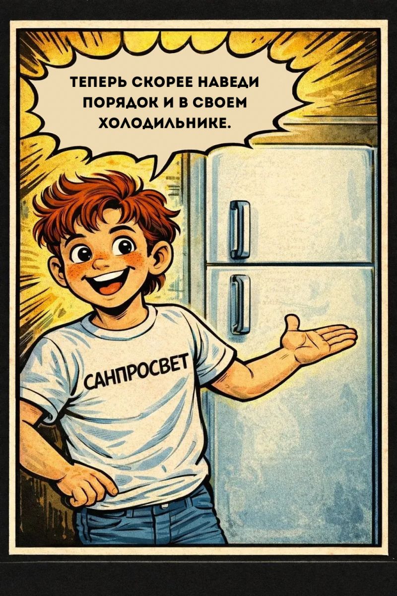 комикс Петя холодильник 2